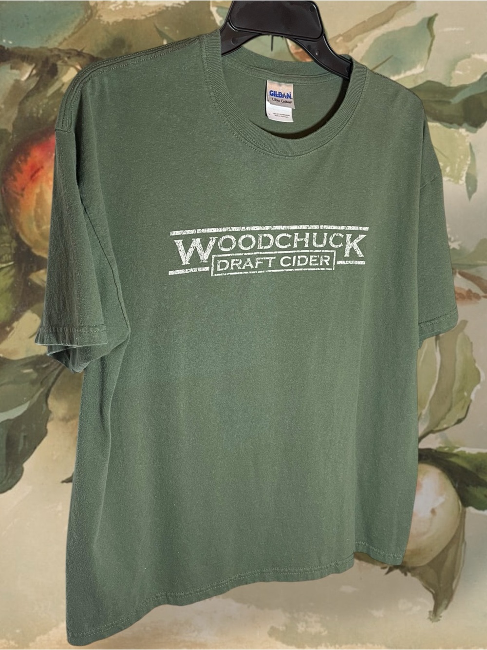 Woodchuck Draft Cider Logo T-Shirt - Green - Men's Large - Picture 3 of 8